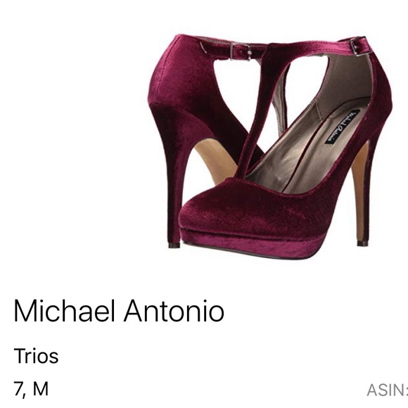 Michael Antonio magenta heels - Picture 1 of 5